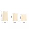 5 pcs 4" 5" 6" tall Ivory LED Pillar Candles Lights Remote Control Party